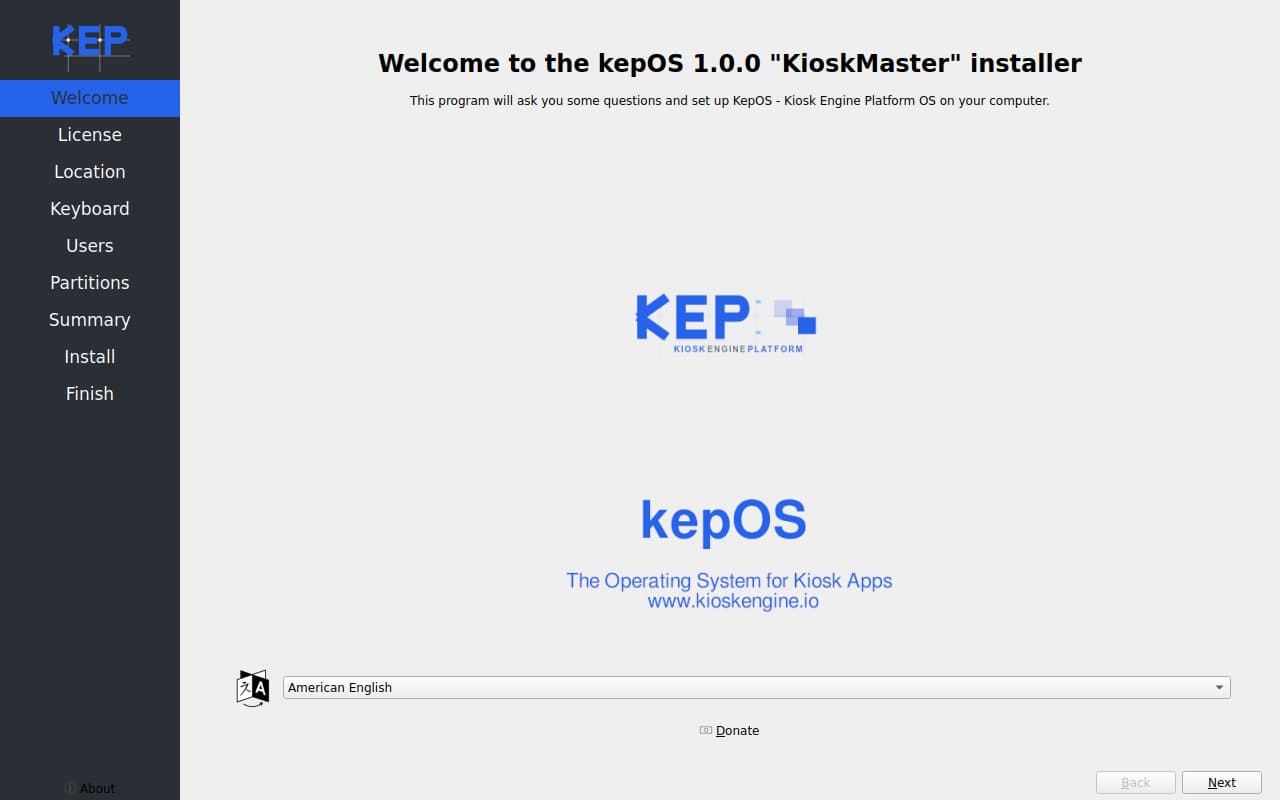 kepOS Installer