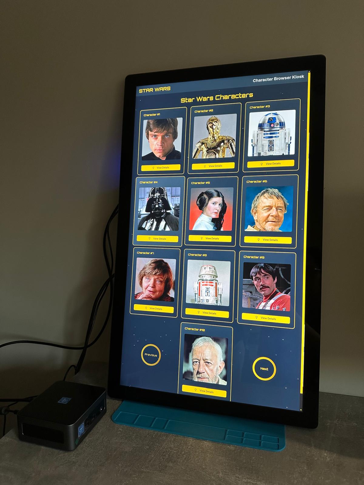 Star Wars Character Browser - Search Interface